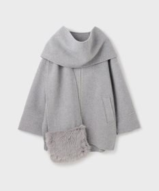 GRACE CONTINENTAL フードストールリバーコート