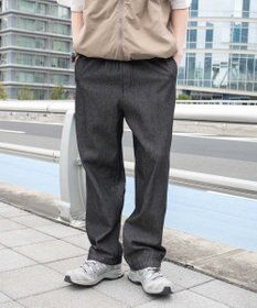 WEGO 【ウエストゴム/SMLサイズ展開】デニムイージーストレートパンツ2