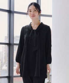 Tiaclasse 【洗える】ボウタイチュニック