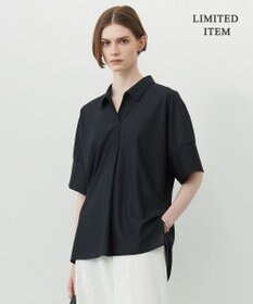 ICB 【WEB限定・洗える】シアートリコット スキッパーカットソー