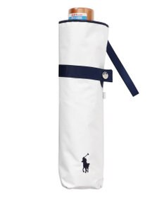 MOONBAT POLO RALPH LAUREN 晴雨兼用日傘 折りたたみ傘 ワンポイントPP／一級遮光 遮熱 UV