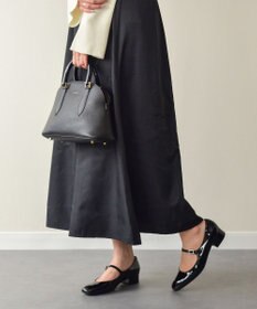 INTER-CHAUSSURES 【LORISTELLA】シュリンクレザーハンドバッグ