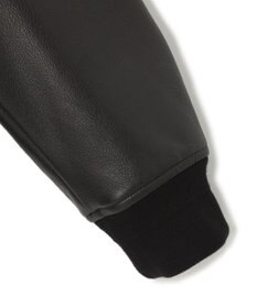 JOSEPH HOMME ライトタックブロックレザー　ブロッキングブルゾン