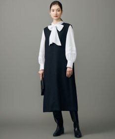 自由区 L 【17号サイズまで展開・カタログ掲載】ブライトリングツイード ジャンパースカート