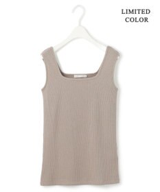 ICB 【新色追加・WEB限定カラーあり・洗える】ブロードステッチリブ タンクトップ