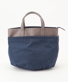 Y'SACCS はっ水ドットジャカード リサイクルレザーコンビ 2wayトートバッグ