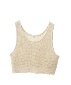 CRAFT STANDARD BOUTIQUE ワッフル編み短丈ニットベスト