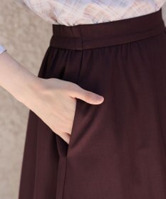 Tiaclasse L 選べる丈 裾ピンタックスカート