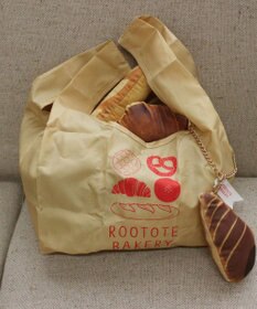 ROOTOTE 0131 RTふかふかパンポーチ＆ショッパー【企画デザイン2時×イラストレーター・つゆこ×ROOTOTE】