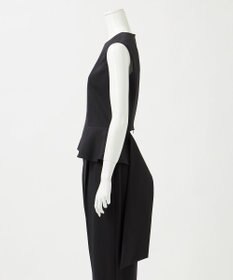 23区 S 【エステータ】ライトダブルクロス バックリボン ペプラムトップス