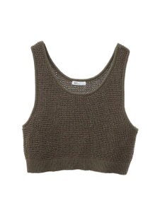 CRAFT STANDARD BOUTIQUE ワッフル編み短丈ニットベスト