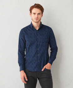 JOSEPH ABBOUD 【ソフトな着心地】ペイズリー柄 コーデュロイシャツ