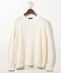 JOSEPH ABBOUD 【和紙使用エコ素材/日本素材/軽量/通気性/速乾性】和紙ムリネ ニット クルーネック ニット