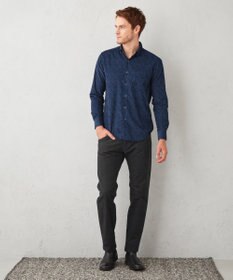 JOSEPH ABBOUD 【ソフトな着心地】ペイズリー柄 コーデュロイシャツ