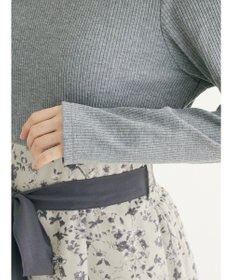 Green Parks ・ＥＬＥＮＣＡＲＥ　ＤＵＥ　リブ×フラワーキリカエワンピ