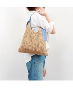 UNBILLION カシュカシュ cachecache / 下がりグログラン柄編みトートバッグ