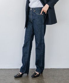 caqu boy`s cutⅡ テーパードストレートデニム ワンウォッシュ