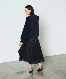 GRACE CONTINENTAL ニットコンビパーカー