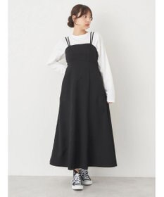 earth music&ecology ダブルストラップキャミワンピース