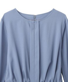 YECCA VECCA ジョーゼットプリーツワンピース