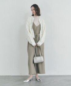 YECCA VECCA フェイクレザーミニボストンバッグ