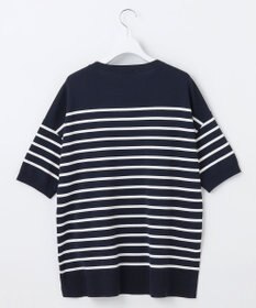 自由区 L 【接触冷感・UVカット・WEB限定カラーあり】クレープストレッチプルオーバー ニット