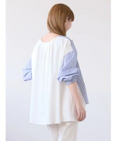 AMERICAN HOLIC 異素材バックタックドッキングプルオーバー