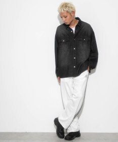 WEGO 別注FILAライントラックパンツ