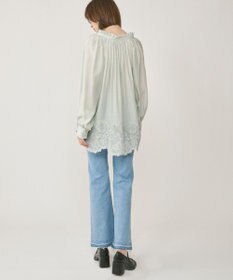 GRACE CONTINENTAL ヘムレースギャザートップ