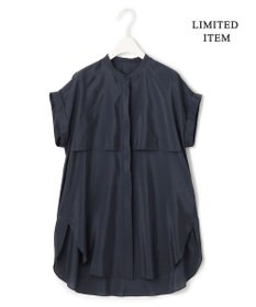 ICB 【洗える】ヌーディスローン  バンドカラーブラウス