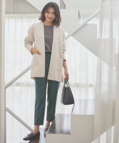 ANY L 【洗濯機可】総針ロングコーディガン