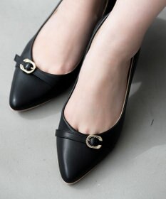 ANY SIS 【22.5~24.5cm】ベルテッドレディライク パンプス