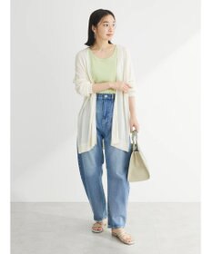 Green Parks 推しニット　ゆったりミドル丈カーディガン