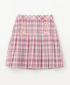 ANY KIDS チェック柄 ガーリー スカパン