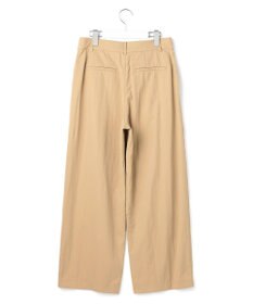 ICB ナイロンツイルチノ ワイドストレートパンツ