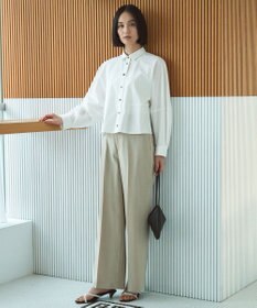 UNFILO コットンブロード フォルムシャツ