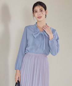 Tiaclasse 【新色追加・洗える】リボンタイブラウス