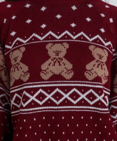 WEGO ノルディックベアニットプルーバー