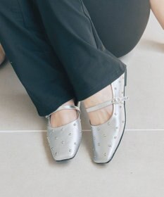 Bridget Birkin 【Bridget Birkin】ドットビジューメリージェーンシューズ