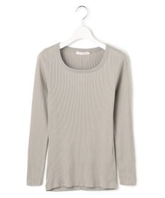 ICB 【洗える】 ４×２リブ プルオーバー ライトグレー系