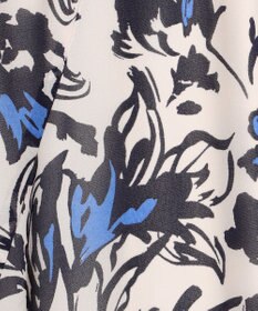 23区 【洗える】ニュアンスフラワープリント フレア スカート