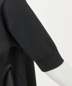 23区 L 【R(アール)】ナイロンタフタドッキング ニットワンピース