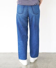 caqu FS linen ankle boy`s アンクル丈 ゆったりボーイフィットリネンデニム