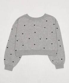 WEGO ハート総柄刺?スウェット