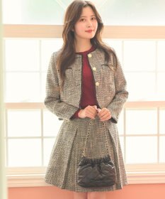 Feroux 【セットアップ対応】ツイード ジャケット