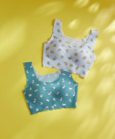 une nana cool MADE WITH ねずみのANDY【綿混】フラット仕上げノンワイヤーブラジャー