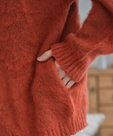 WEGO モヘアライクBIGカーディガン