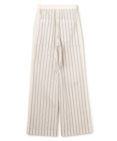 BEIGE， QUARTZ / 側章コンビ ストライプパンツ