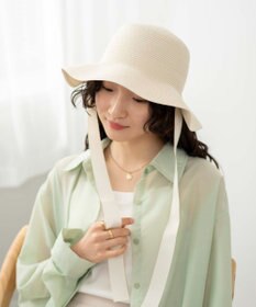 WEGO リボン付き雑材ハット