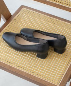 Bridget Birkin 【Bridget Birkin】晴雨兼用プレーンスクエアパンプス